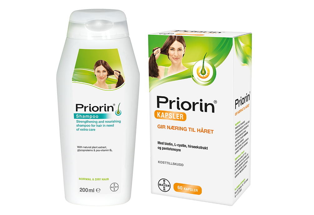 Priorin® – håravfall hos kvinner – Priorin kan hjelpe